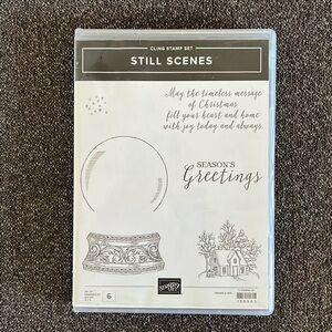 Stampin’ Up! Still Scenes Stamp Set NEW Rare Retired.